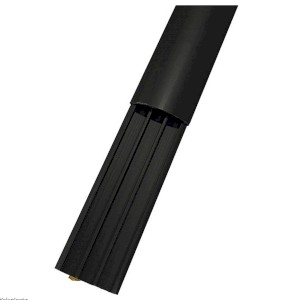 Sert Plastik Sp 50x12 Balık Sırtı Yapışkanlı Kablo Kanalı Siyah 2mt