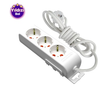 Mutlusan Ri-Tech Grup 3 lü Grup Priz 5 Metre